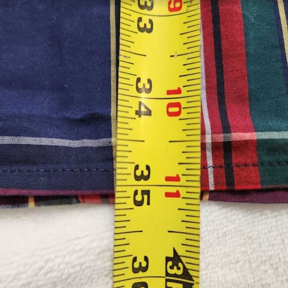 New women's 10 12 14 J Crew Factory cotton mini shirtdress Christmas plaid dress - Picture 11 of 11